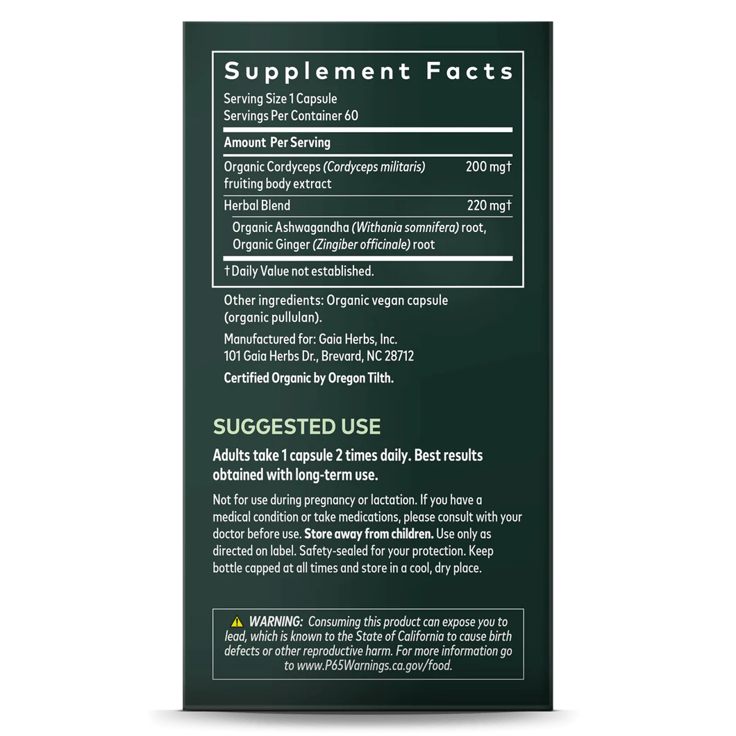 Gaia Herbs - Adaptogen Performance - RealLifeHealing