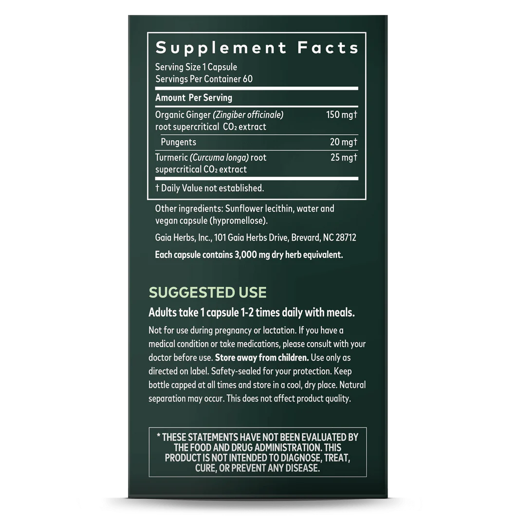 Gaia Herbs - Ginger Supreme - RealLifeHealing