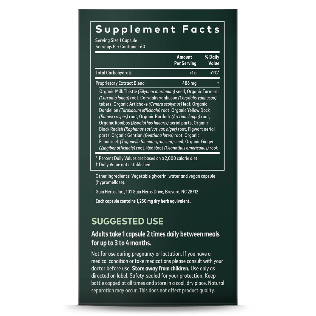 Gaia Herbs - Liver Cleanse - RealLifeHealing