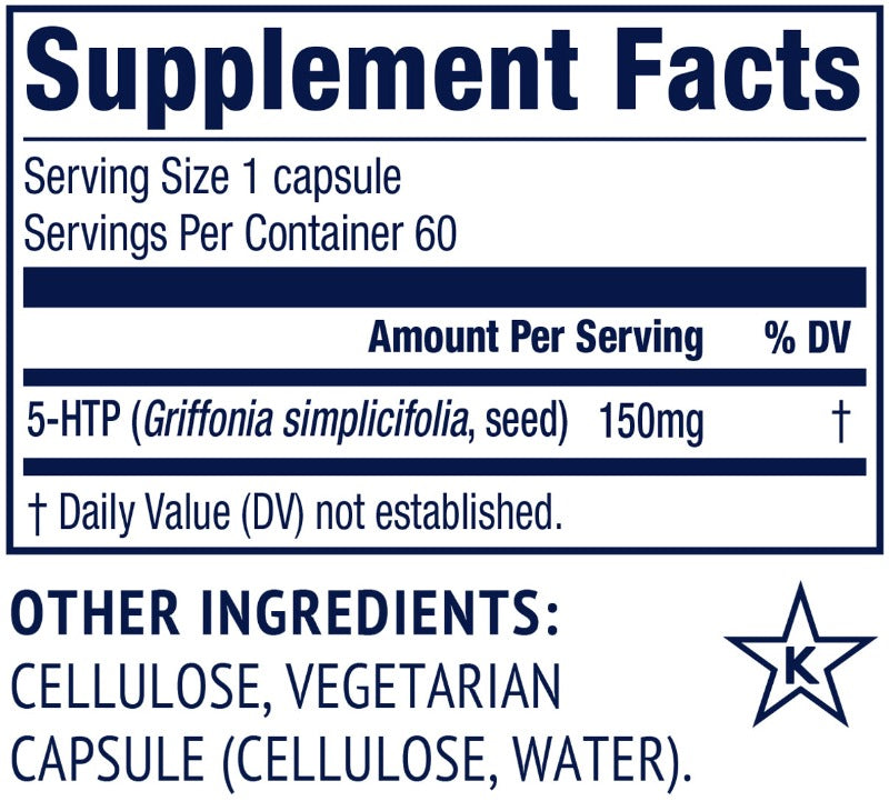 Vimergy 5-HTP Supplement Facts Medical Medium Anthony William