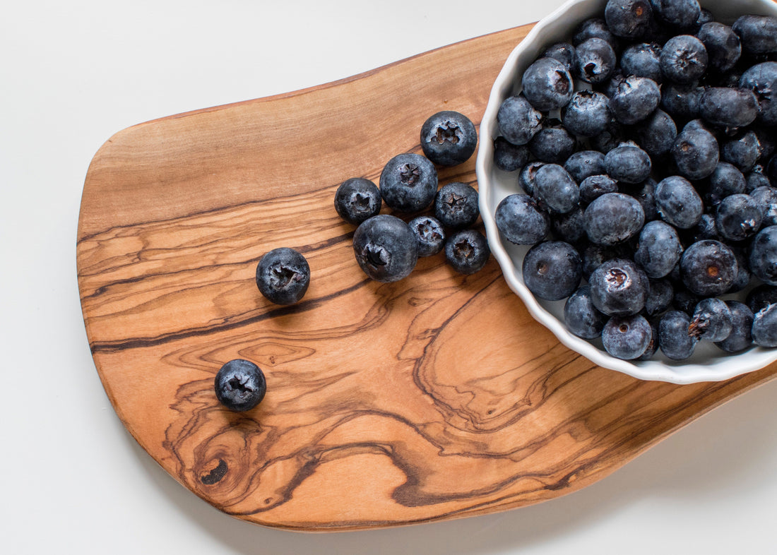 Wild berries and blueberries rich in amino acids and antioxidants