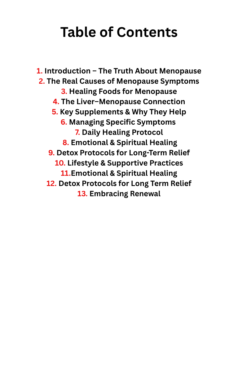 The Natural Menopause Solution