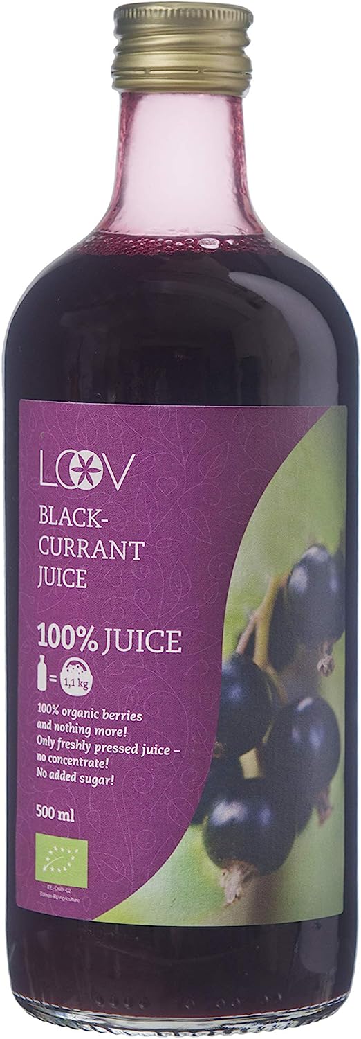 LOOV Blackcurrant Juice - RealLifeHealing