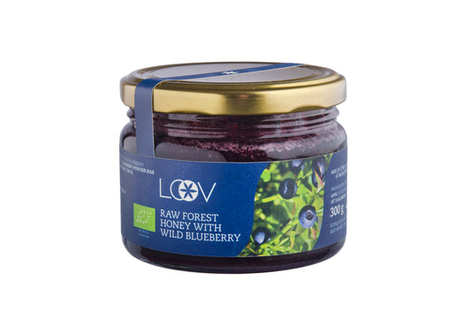 LOOV - Blueberry Raw Forest Honey - RealLifeHealing