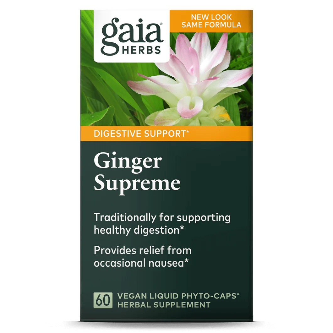 Gaia Herbs - Ginger Supreme - RealLifeHealing