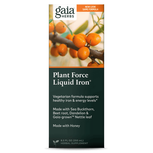 Gaia Herbs - Plant Force Liquid Iron