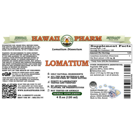 Hawaii Pharm Lomatium, Alcohol-FREE - RealLifeHealing