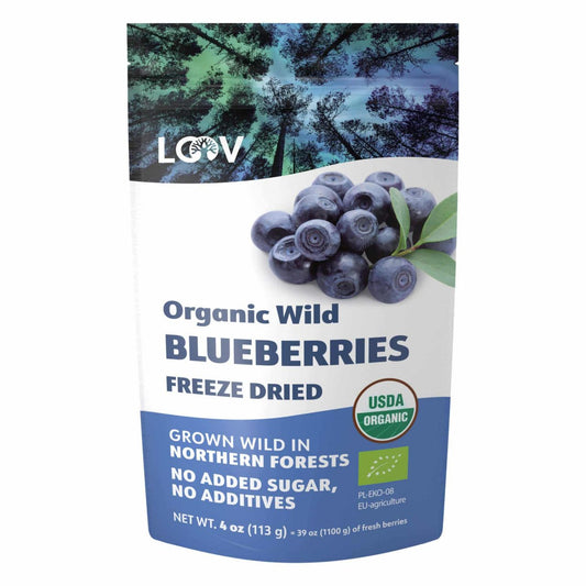 LOOV Wild Blueberries - Freeze Dry - RealLifeHealing