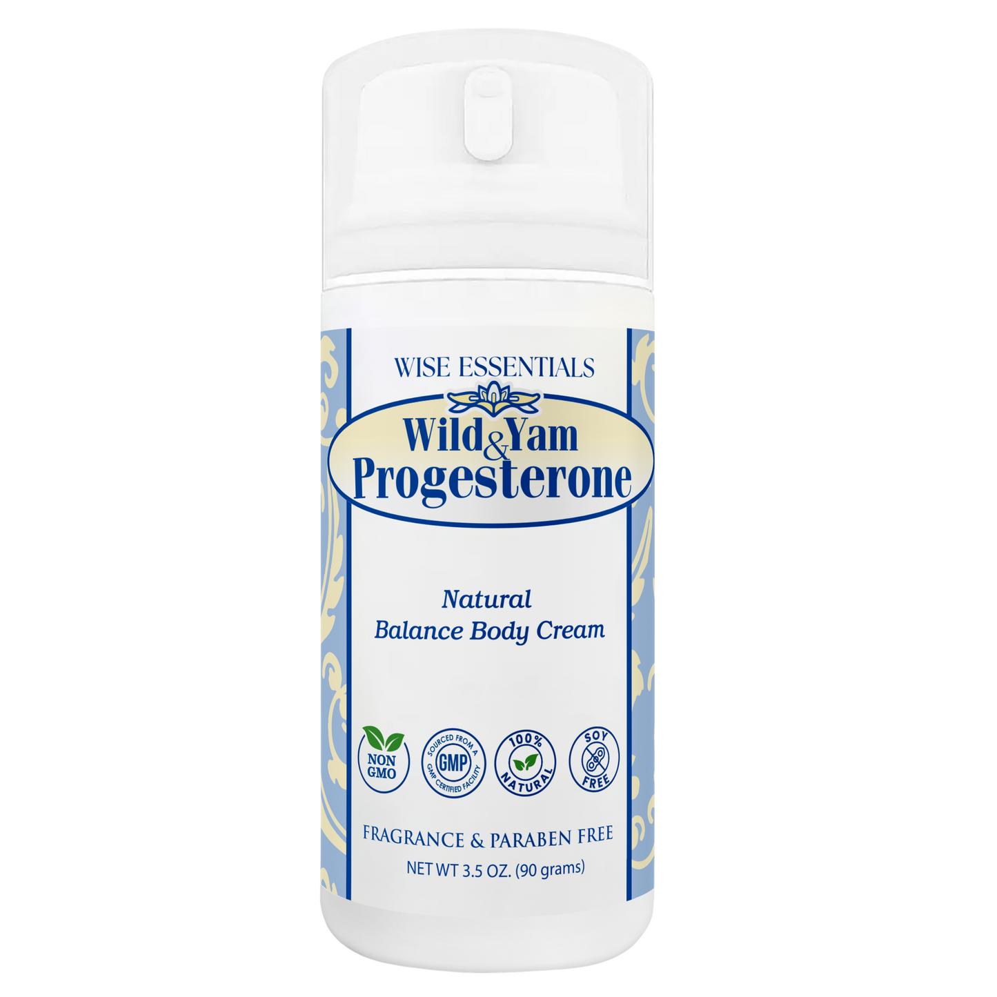 Wise Essentials - Bioidentical Progesterone and Wild Yam Balance Cream 3.5 oz