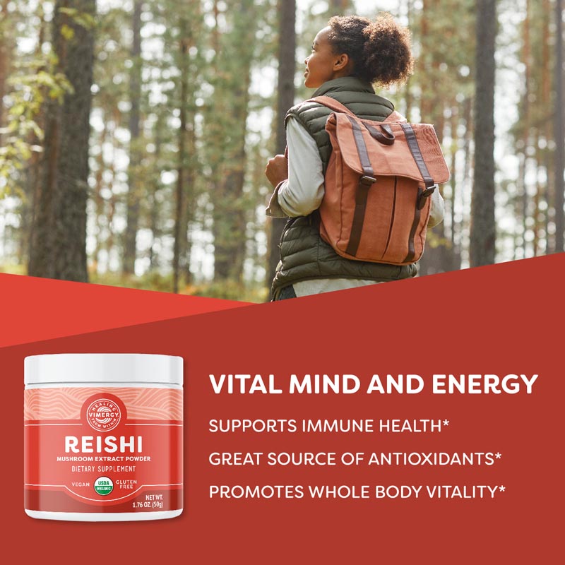 Vimergy Organic Reishi Powder - RealLifeHealing