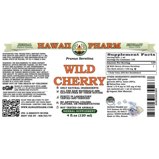 Hawaii Pharm Wild Cherry, Alcohol Free