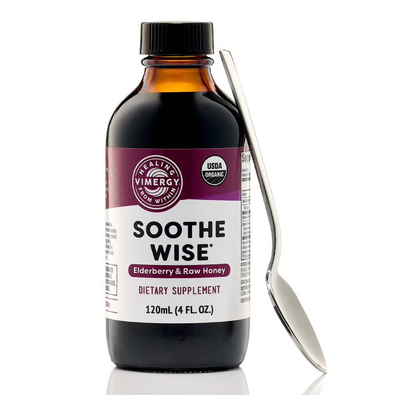 Vimergy - Soothe Wise* Elderberry & Raw Honey Syrup - RealLifeHealing