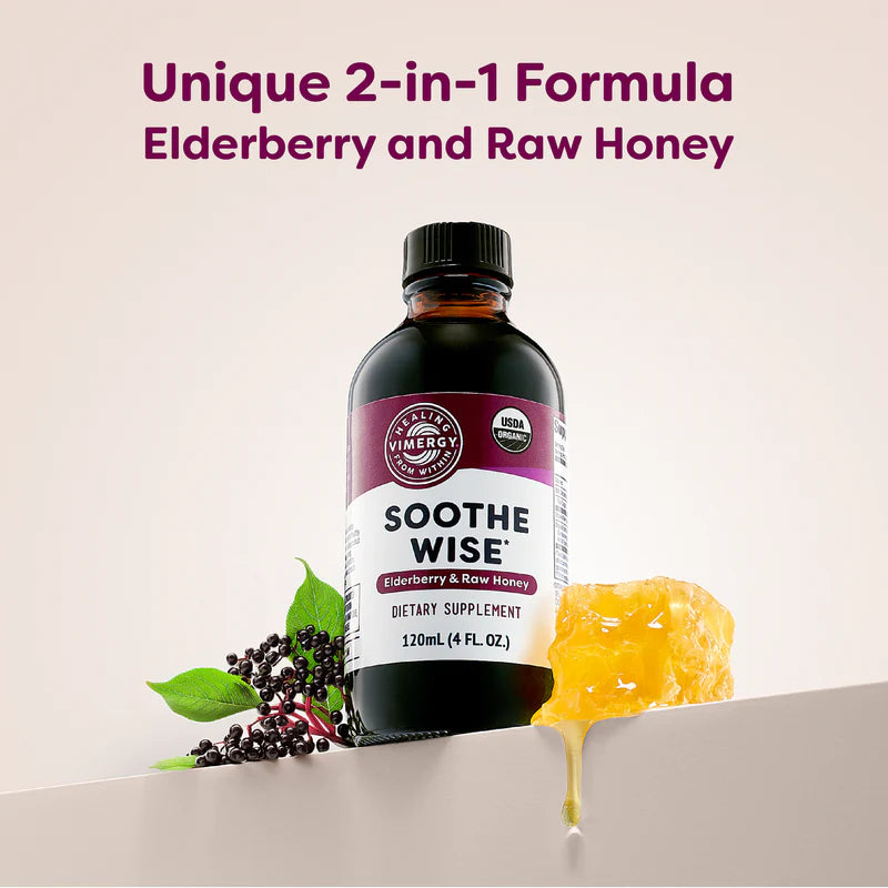 Vimergy - Soothe Wise* Elderberry & Raw Honey Syrup