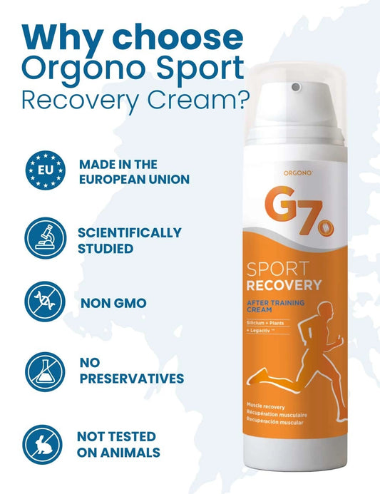 Silicium Orgono G7 Sport Recovery Cream 200 ml - RealLifeHealing