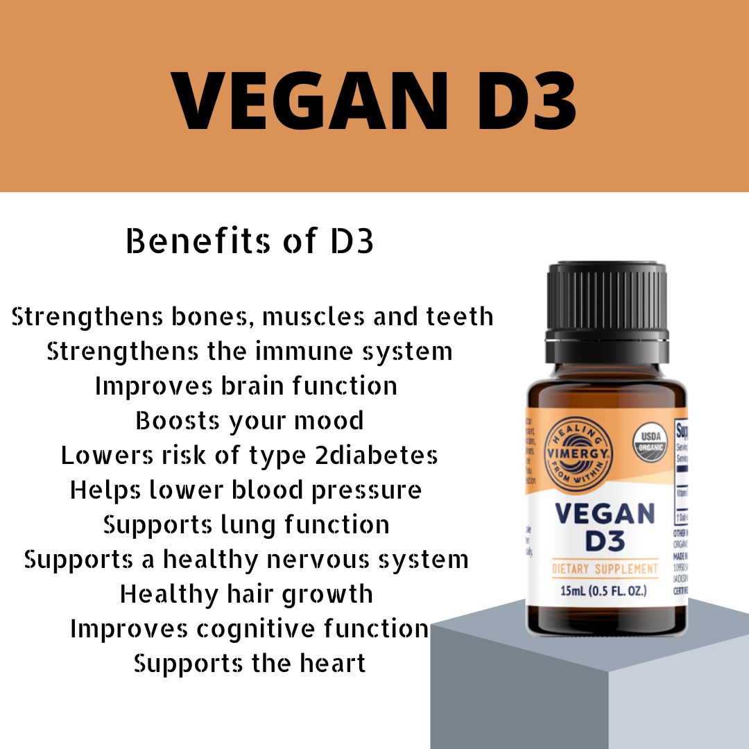 Vimergy Organic Vegan D3 - RealLifeHealing