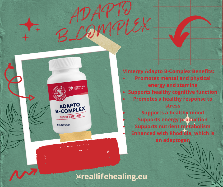 Adapto Complex Vimergy Adapto B-Complex | RealLifeHealing