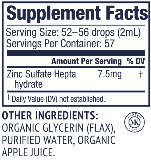 Vimergy Zinc Liquid Supplement